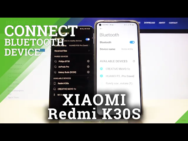 Video thumbnail for Connecting Devices via Bluetooth in XIAOMI Redmi K30s