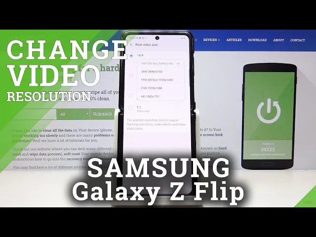 Video thumbnail for How to Adjust Video Resolution in Samsung Galaxy Z Flip – Change Video Resolution