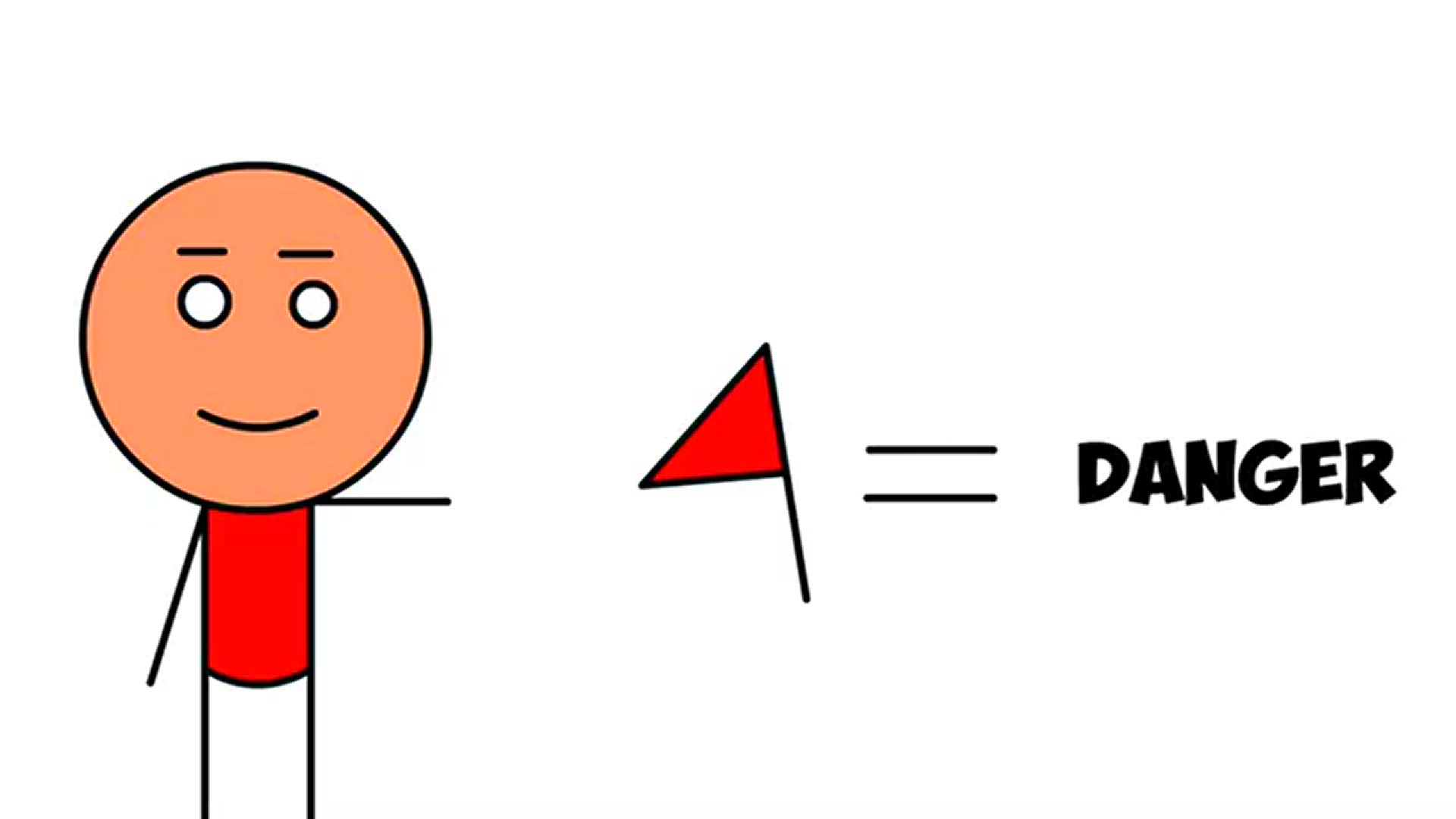video of: Red Flags Explained By A Stickman