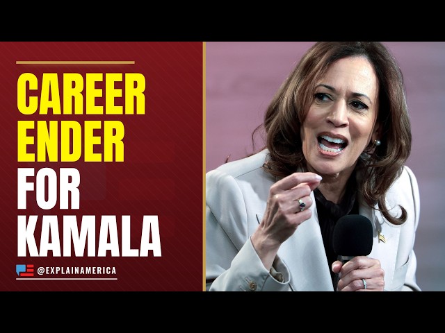 Video thumbnail for 'Please NO!' - Kamala Harris Gets Devastating Career News