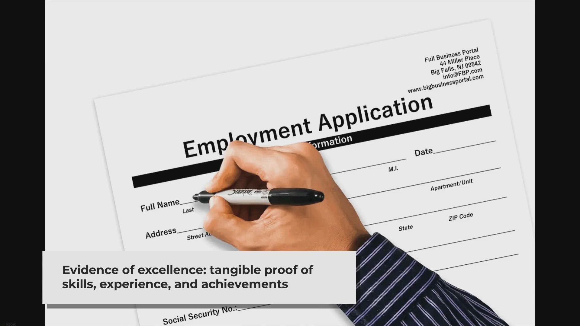 Video thumbnail for What is Evidence of Excellence in Job Application: learn from the Best