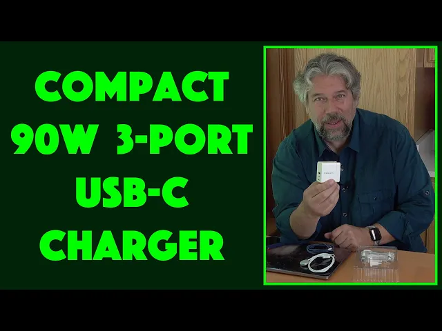 Video thumbnail for EZQuest Compact 3-Port 90W USB-C Wall Charger -- REVIEW