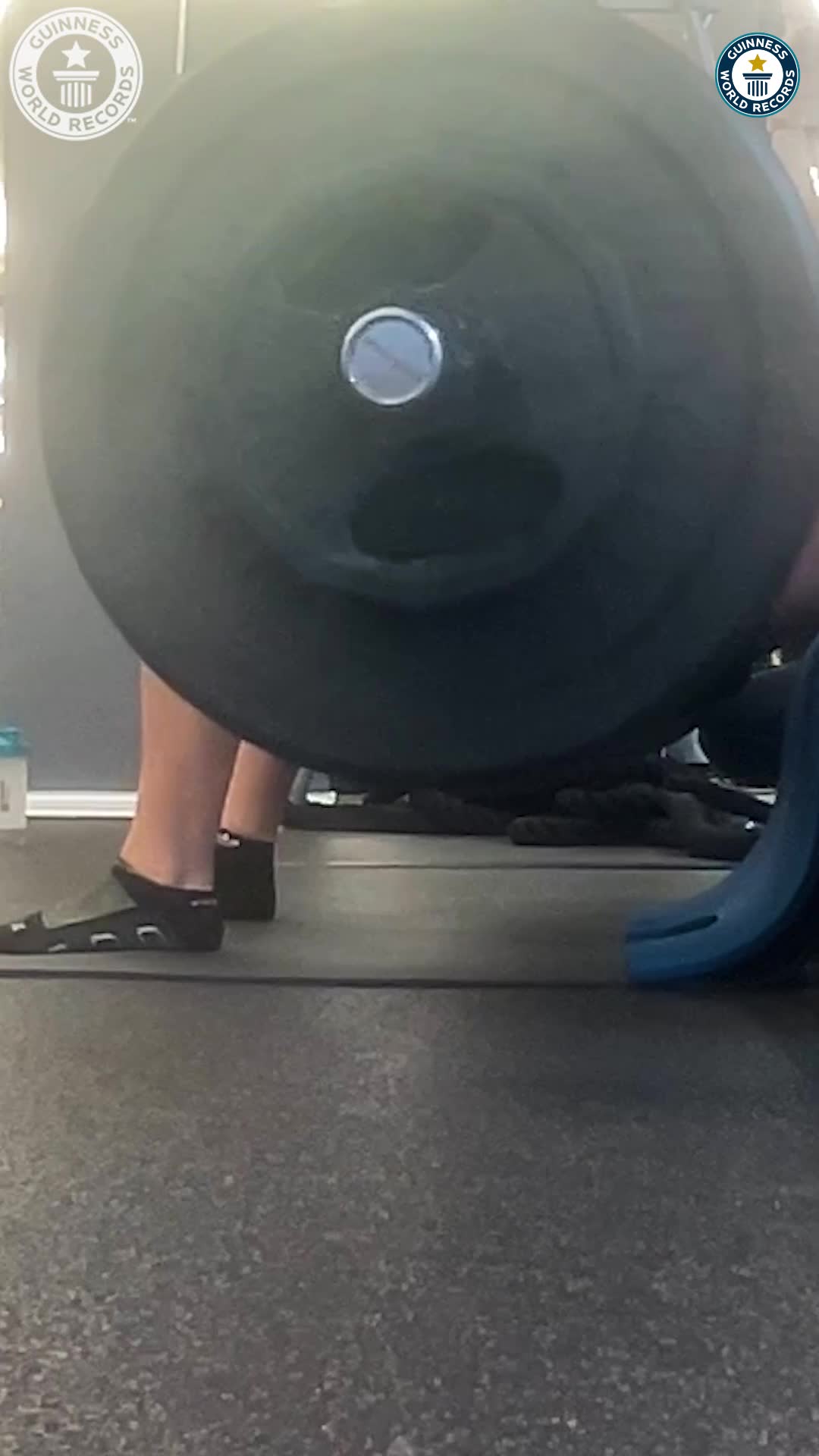 'Video thumbnail for Heaviest weighted hip thrust (female) - 274.42 kg (605 lbs) by Kaitlyn Callo'