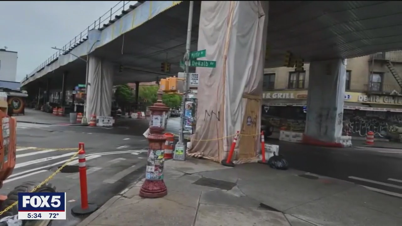 Video thumbnail for MTA construction controversy on the M line