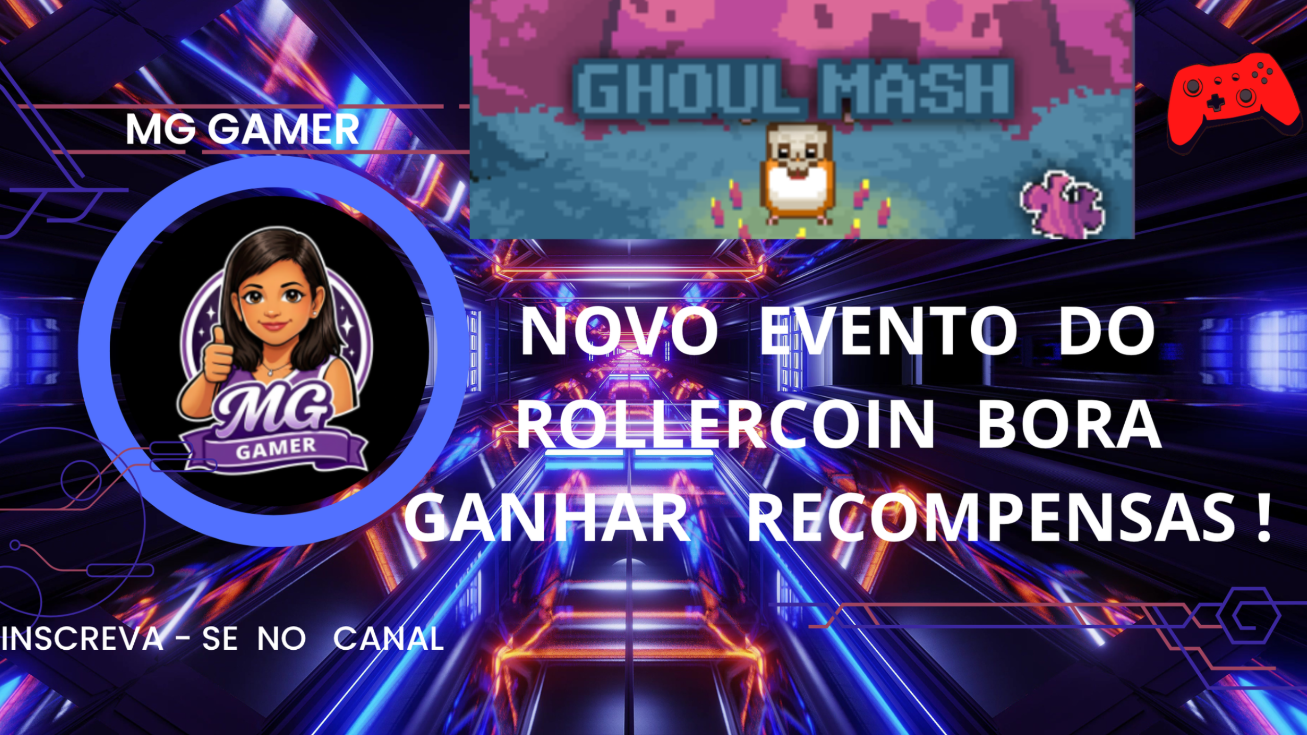 Video thumbnail for GHOUL MASH O NOVO EVENTO PUZZLE DO ROLLERCOIN #MG Gamer