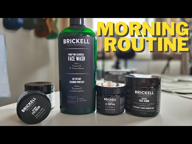 Video thumbnail for My Complete Brickell Men Morning Routine