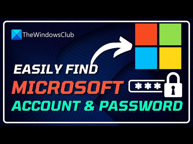 Video thumbnail for Where do I find my Microsoft Account and Password?