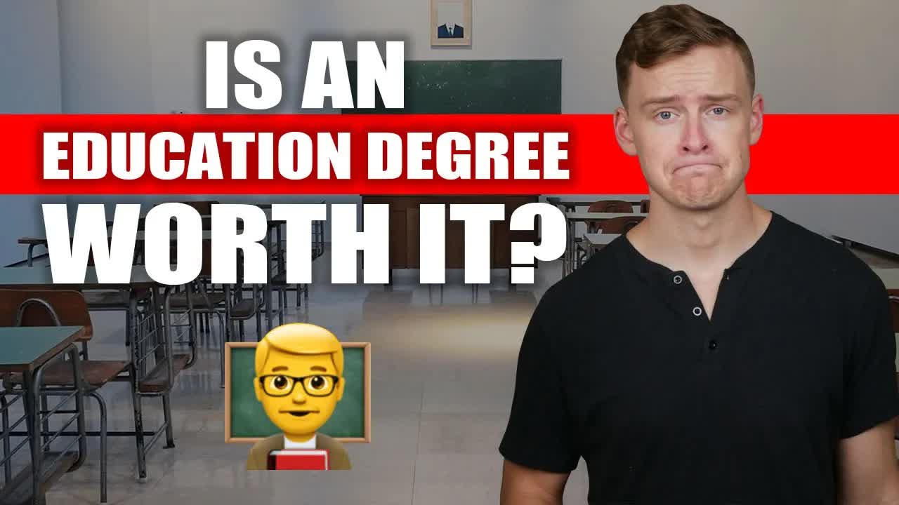 Video thumbnail for shane hummus: is an education degree worth it? career paths, salary & job market analysis