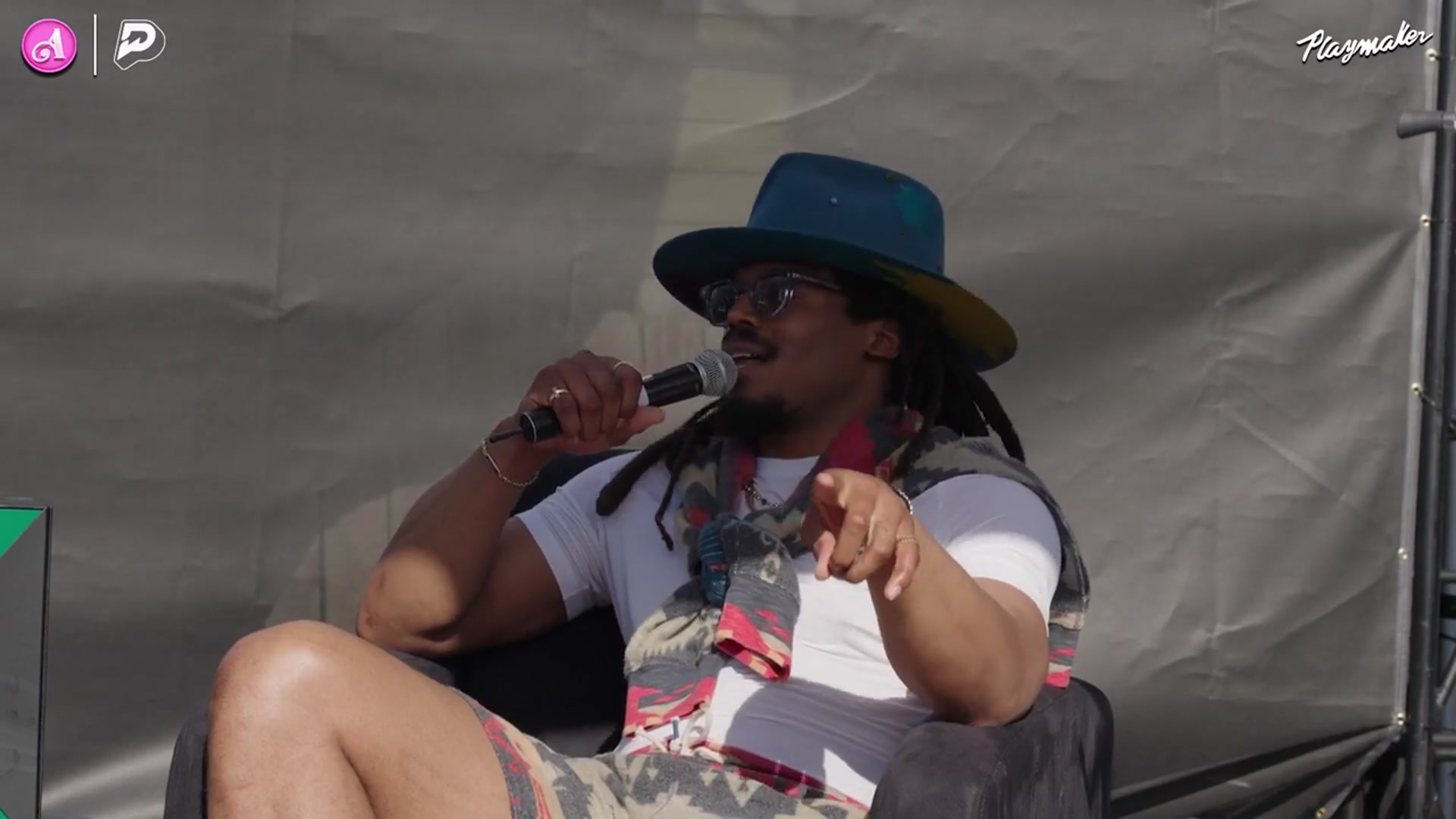 Video thumbnail for Cam Newton & Angel Reese Discuss The Pros & Cons Of NIL Money