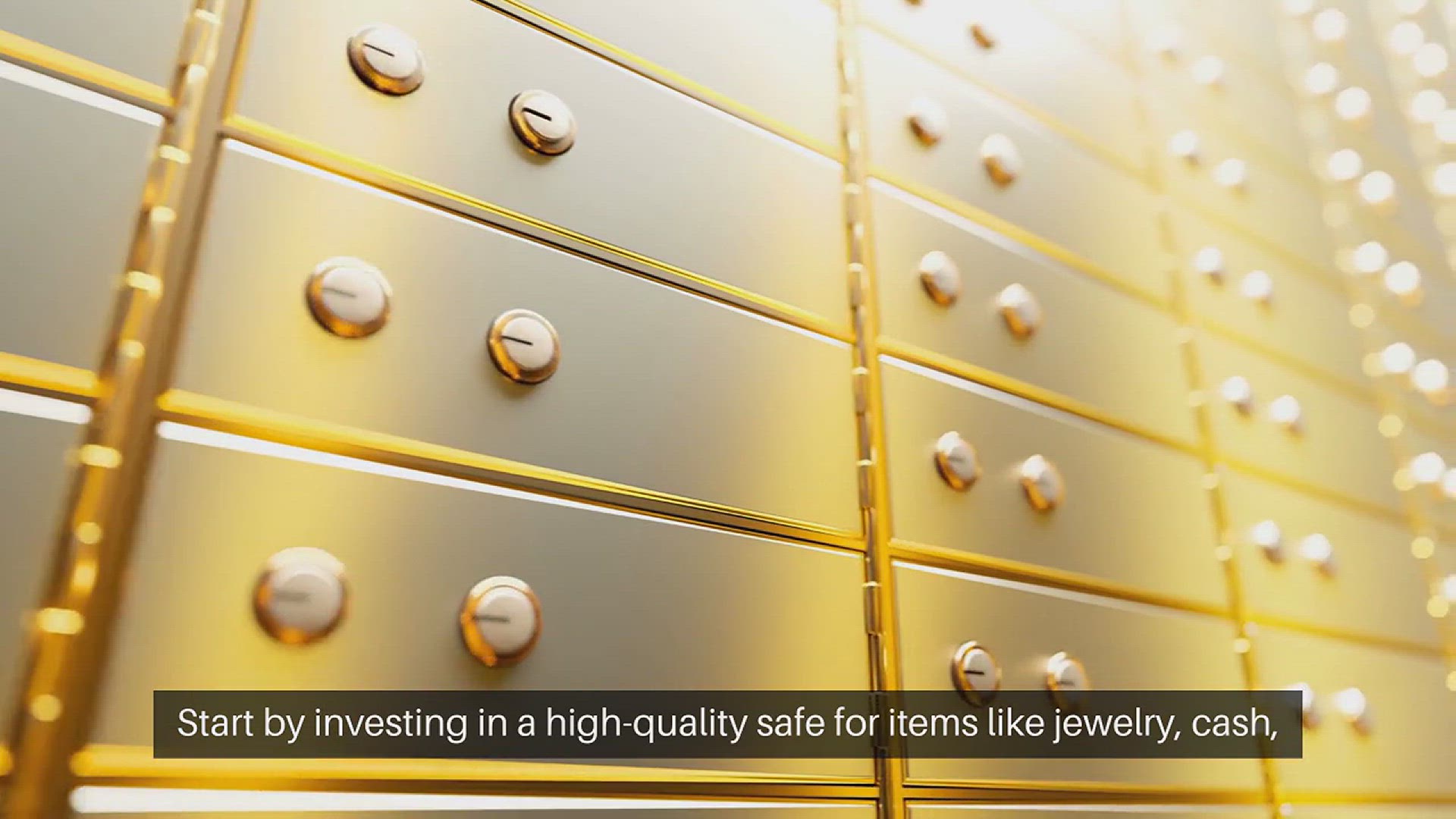 Video thumbnail for Best Practices for Safe Storage of Valuables