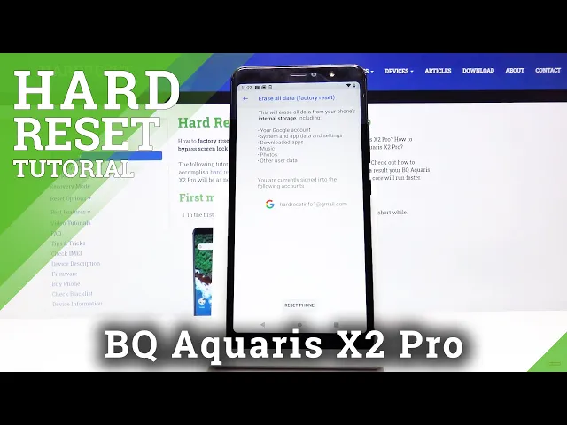 Video thumbnail for How to Hard Reset BQ Aquaris X2 Pro – Wipe All Data