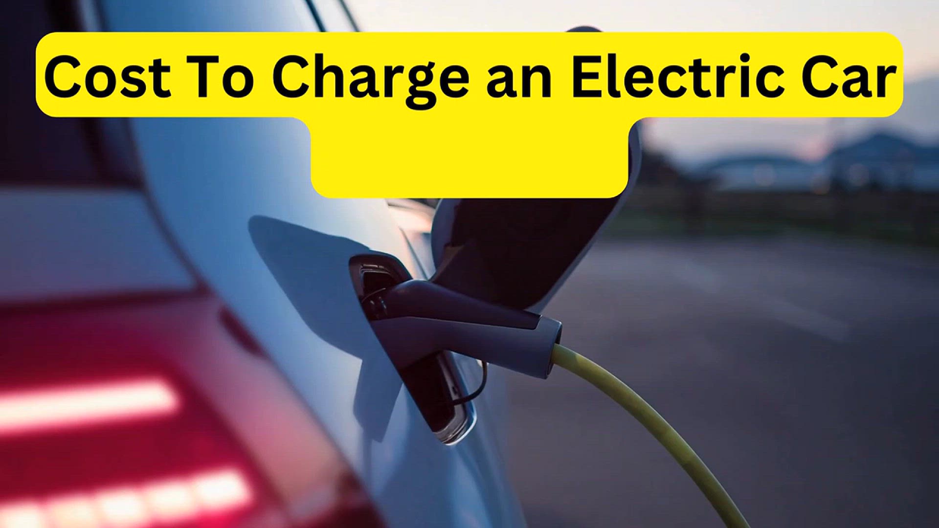 'Video thumbnail for How Much Does It Cost To Charge an Electric Car VS Gas Car'