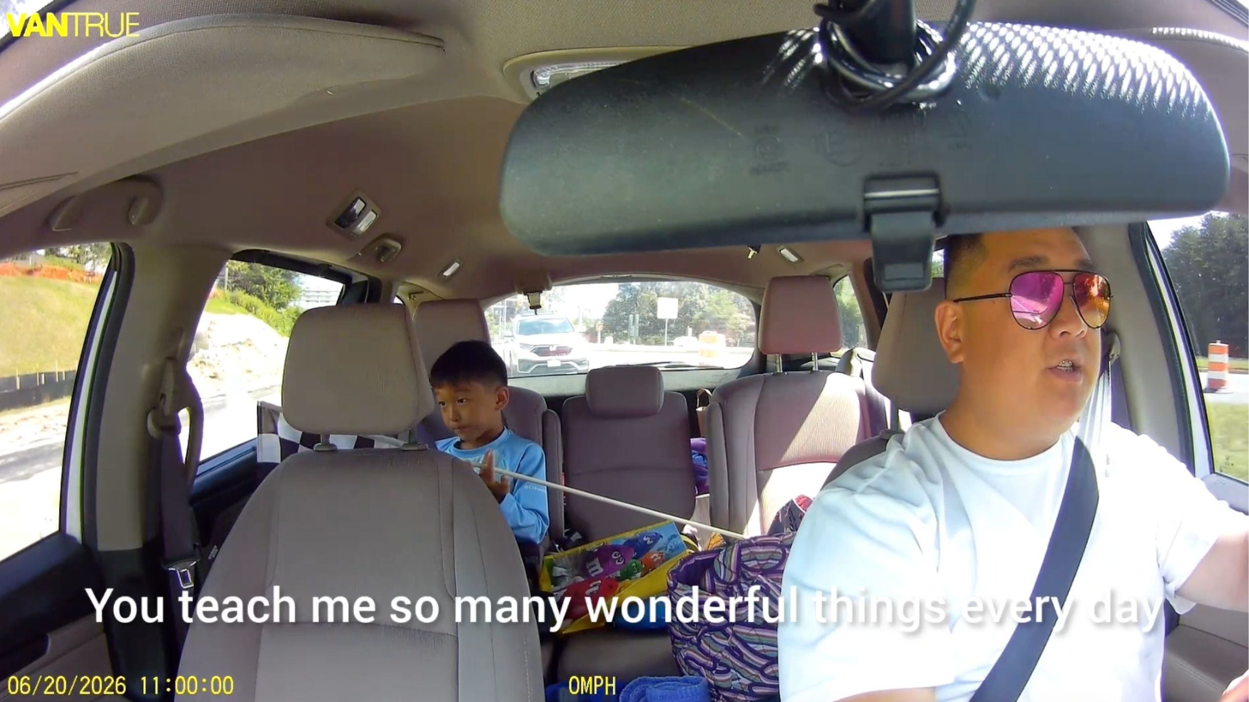 Video thumbnail for Dash Cam Video Captures Son Teaching Dad About "Big Feelings" During Traffic Incident