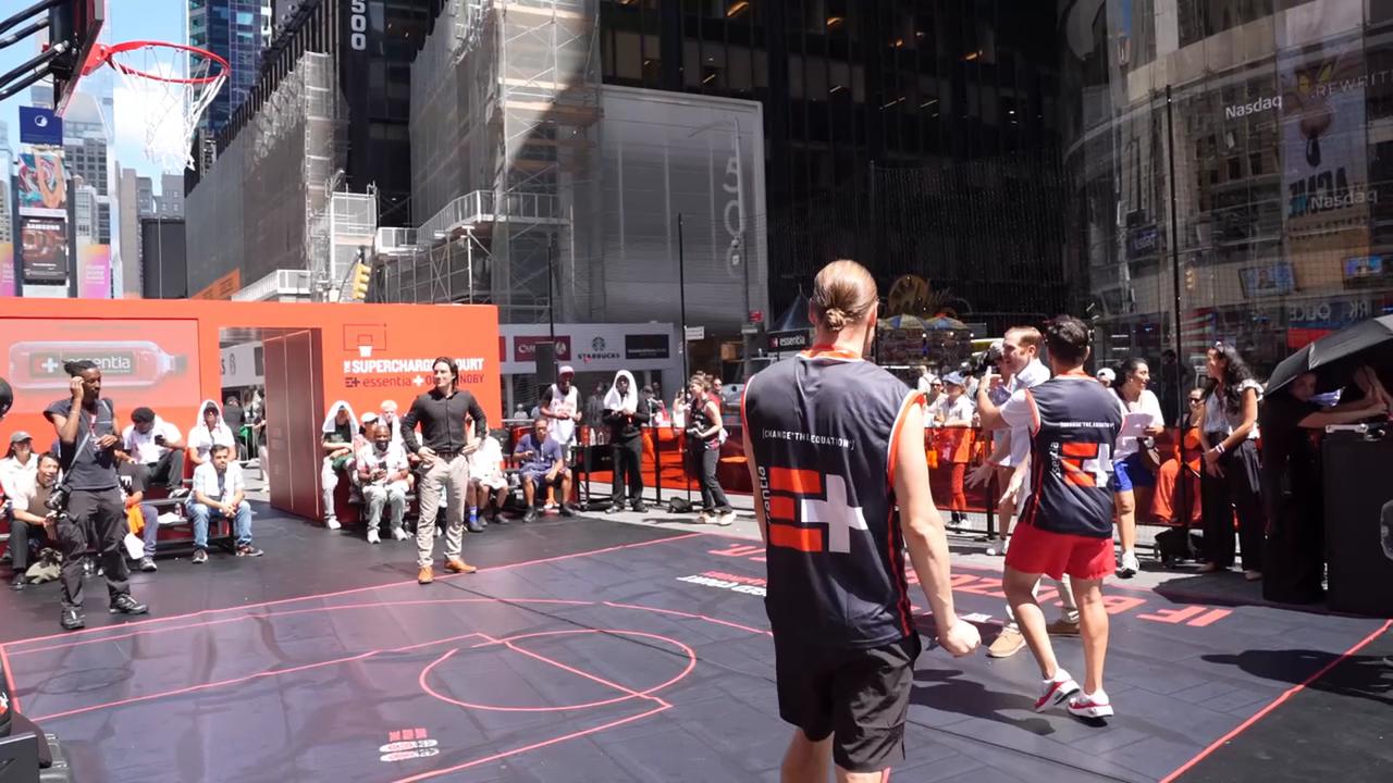 Video thumbnail for The Essentia Supercharged Court at Times Square 3.