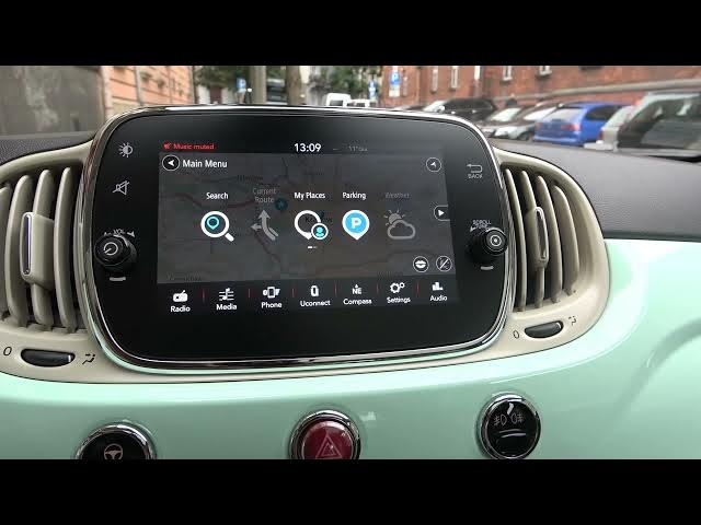 Video thumbnail for How to Enable / Disable Night Navigation Mode in Fiat 500? Adjust Dark Navigation Mode in Fiat Cars