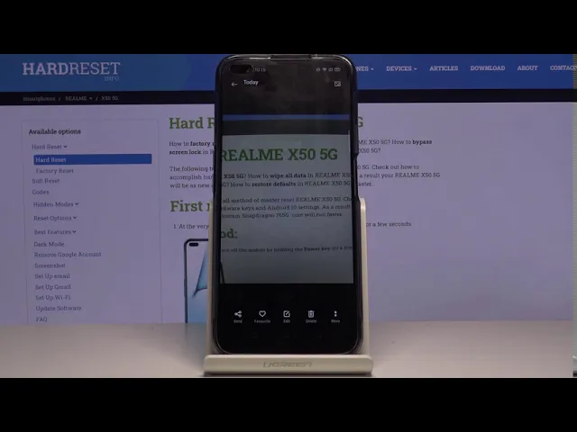 Video thumbnail for How to Use Camera Gridlines on REALME X50 – Camera Features