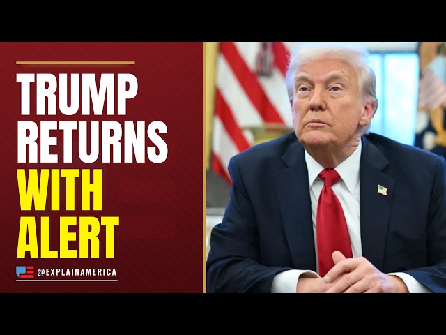 Video thumbnail for Trump Returns to Oval Office — Makes Emergency Announcement