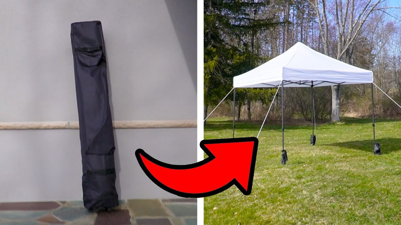 Video thumbnail for How To Assemble The Yaheetech Canopy Tent | First Impressions