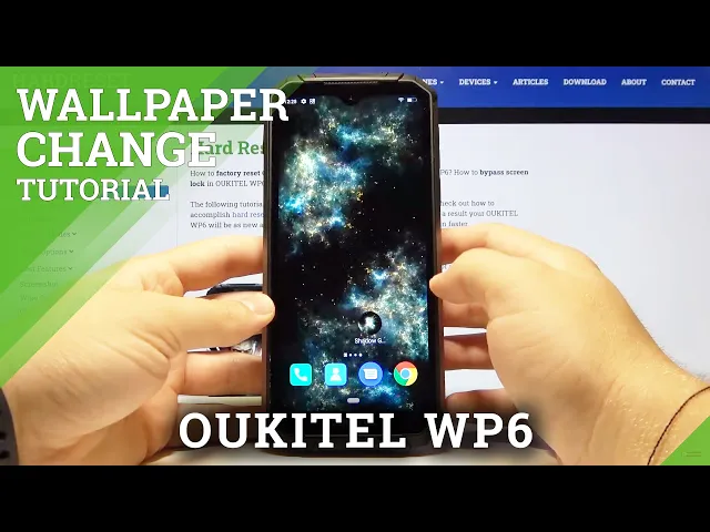 Video thumbnail for How to Get Live Galaxy Wallpaper in Oukitel WP6