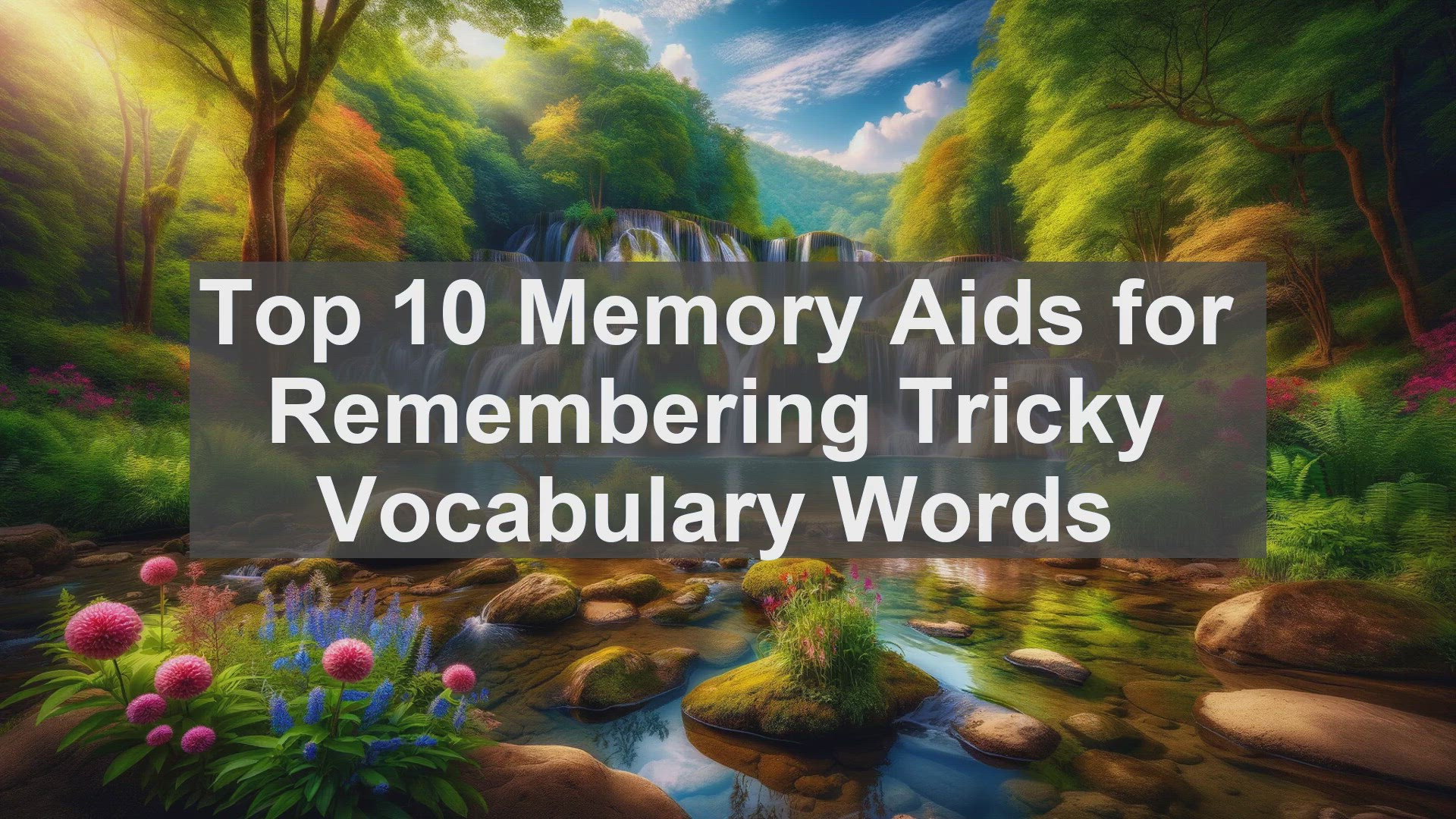 'Video thumbnail for Top 10 Memory Aids for Remembering Tricky Vocabulary Words'