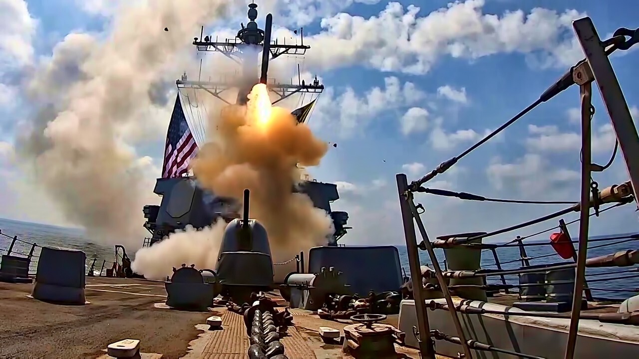 Video thumbnail for USN Warships Fire On Iran • Tomahawks Worked Flawlessly (FEB 2026)