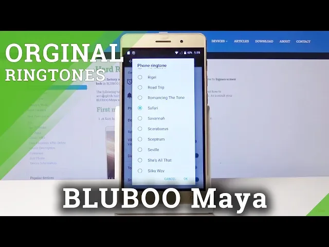 Video thumbnail for How to Change Ringtone in BLUBOO Maya – All BLUBOO Ringtones