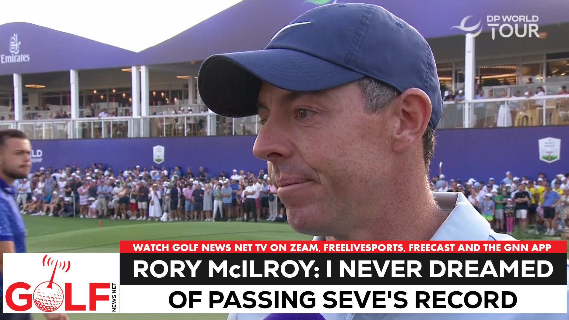 'Video thumbnail for Rory McIlroy never dreamed of beating Seve Ballesteros' DP World Tour record'