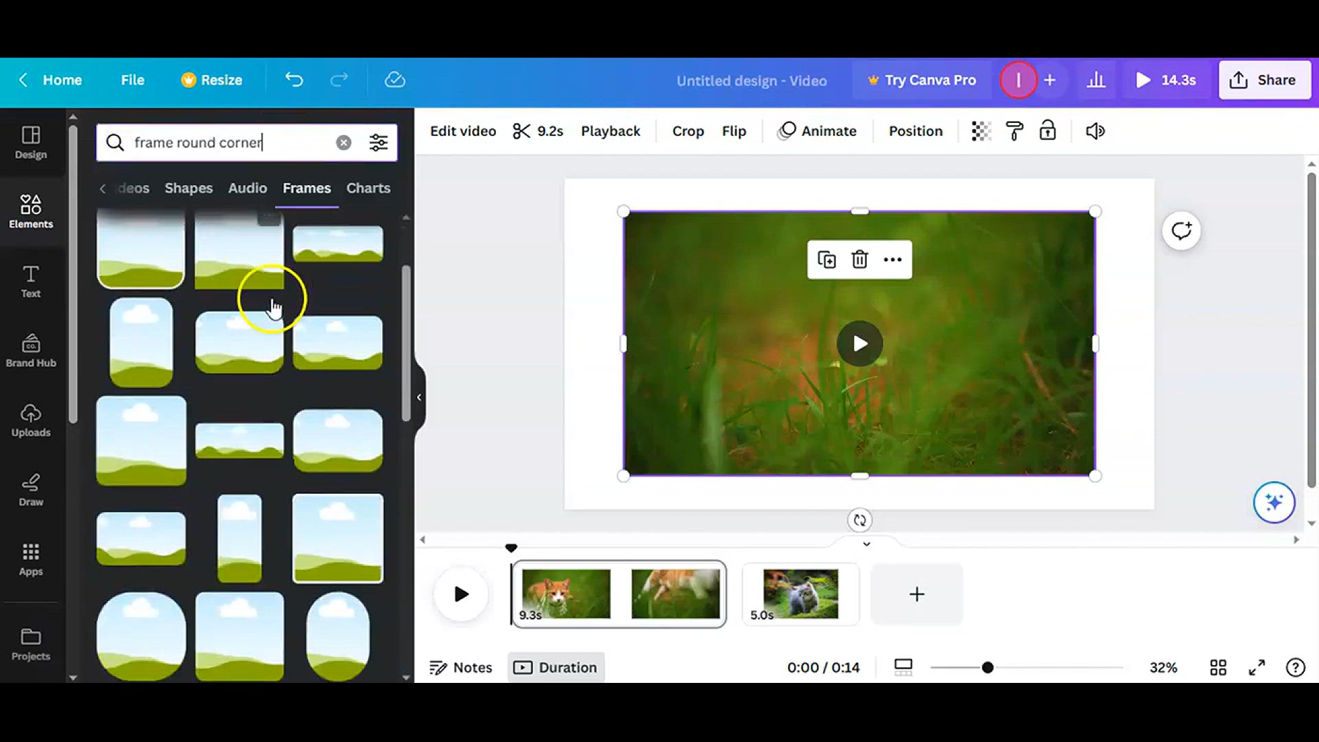 'Video thumbnail for Round Corners Effect on Video in canva'