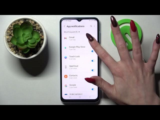 Video thumbnail for How to Turn On / Turn Off App Notifications on SAMSUNG Galaxy A13 5G