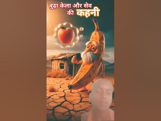 Video thumbnail for केले 🍌 के साथ बहुत गलत ❌ हुआ #cartoon​ #shorts​ #ai​ #trending 🆕बुढ़ा  केला🍌 और सेव 🍎 की कहानी🤩