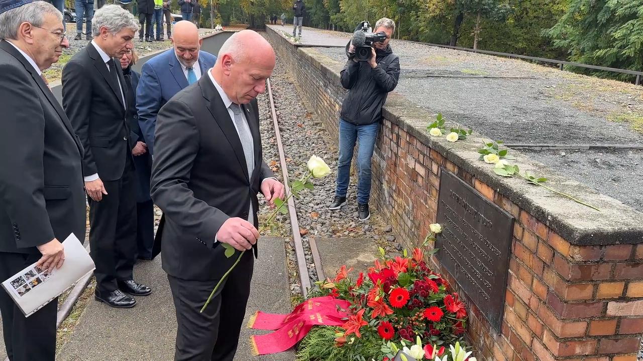 Video thumbnail for Germany: Berlin marks 85 years since Nazi deportations of Jews began.