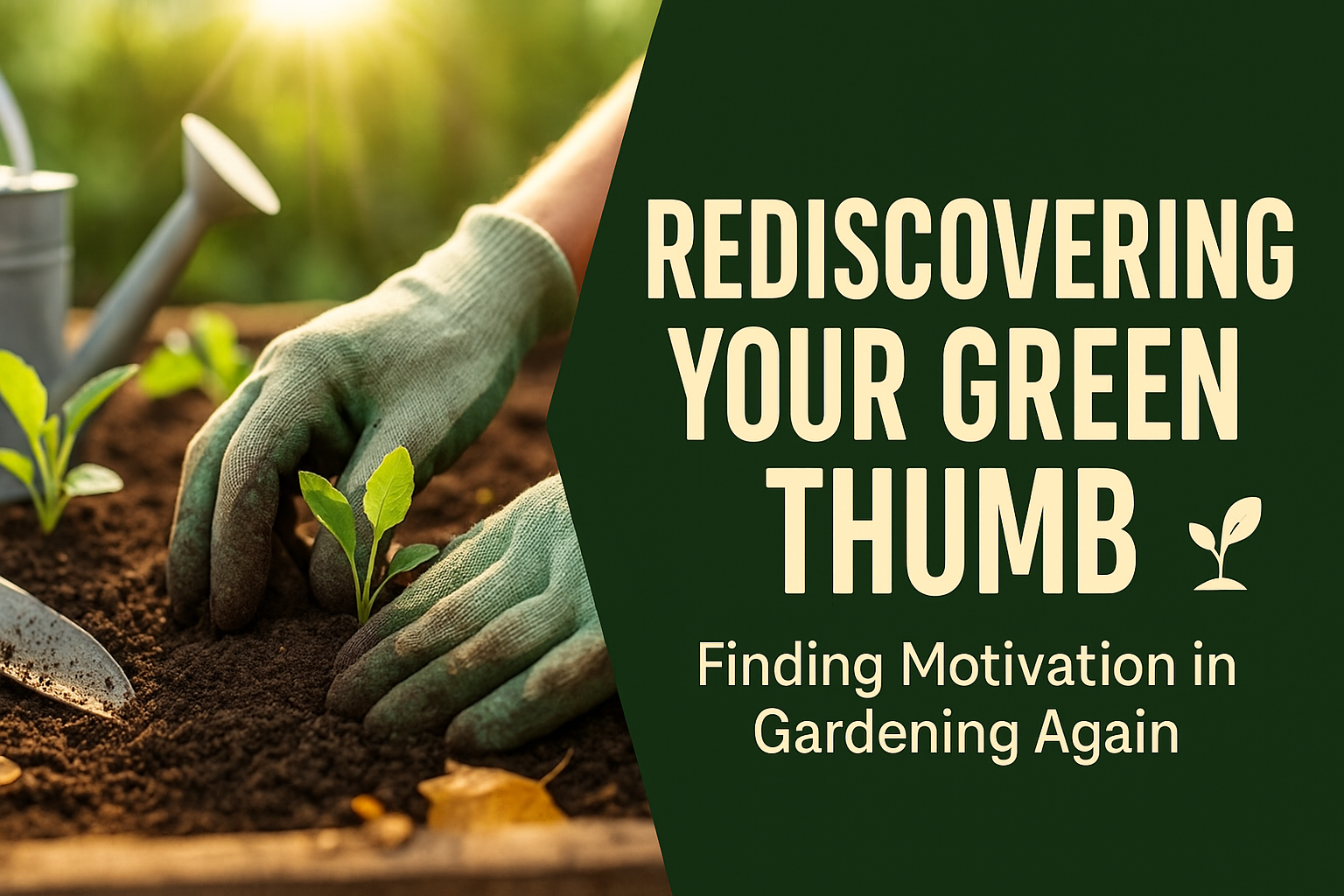 Video thumbnail for 🎥 ✅ Rediscover Your Green Thumb 🌱 | How to Find Motivation & Joy in Gardening Again