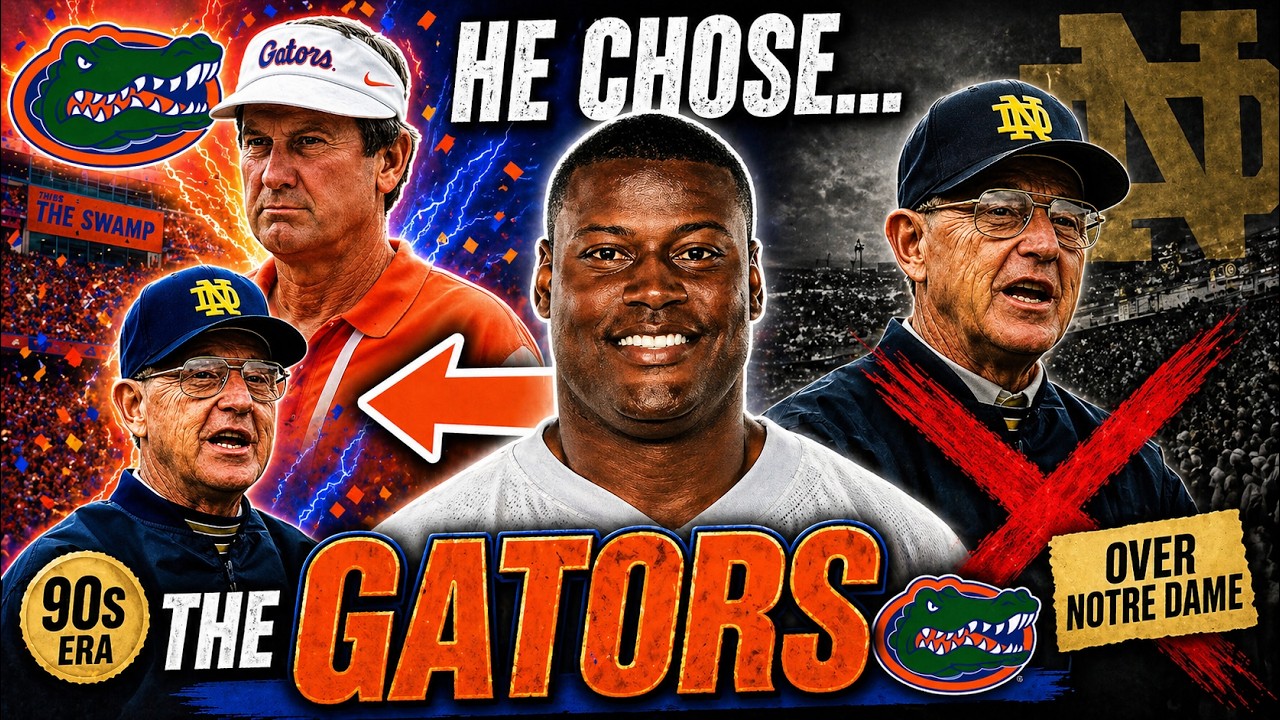 Video thumbnail for Gator Legend Kevin Carter Almost Picked NOTRE DAME… Until this happend