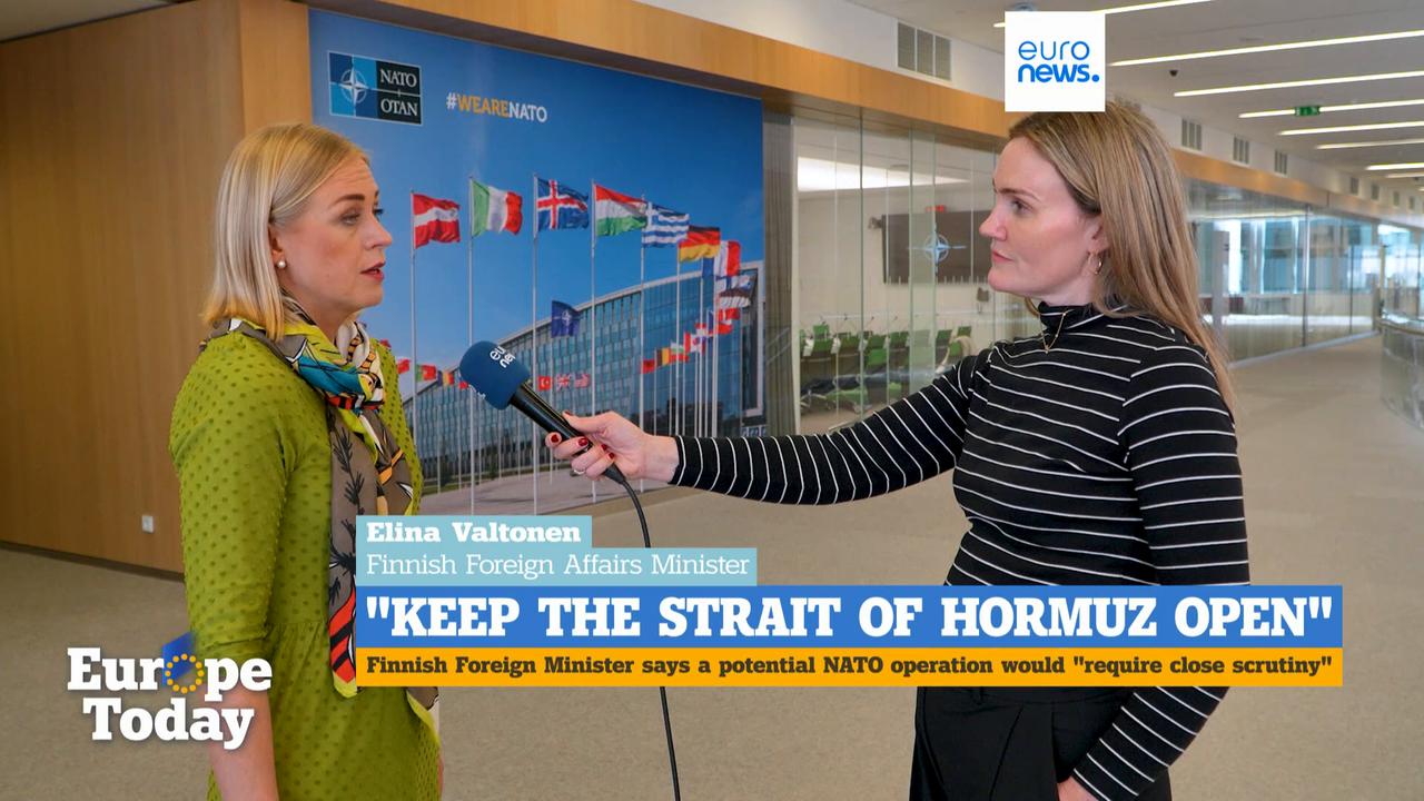 Video thumbnail for 'NATO is not obliged to help Trump in Iran,' Finnish FM Valtonen tells Euronews