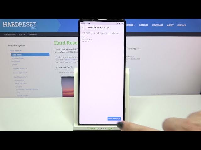 Video thumbnail for How to Reset Network Preferences on SONY Xperia 1 III – Restore Network Settings