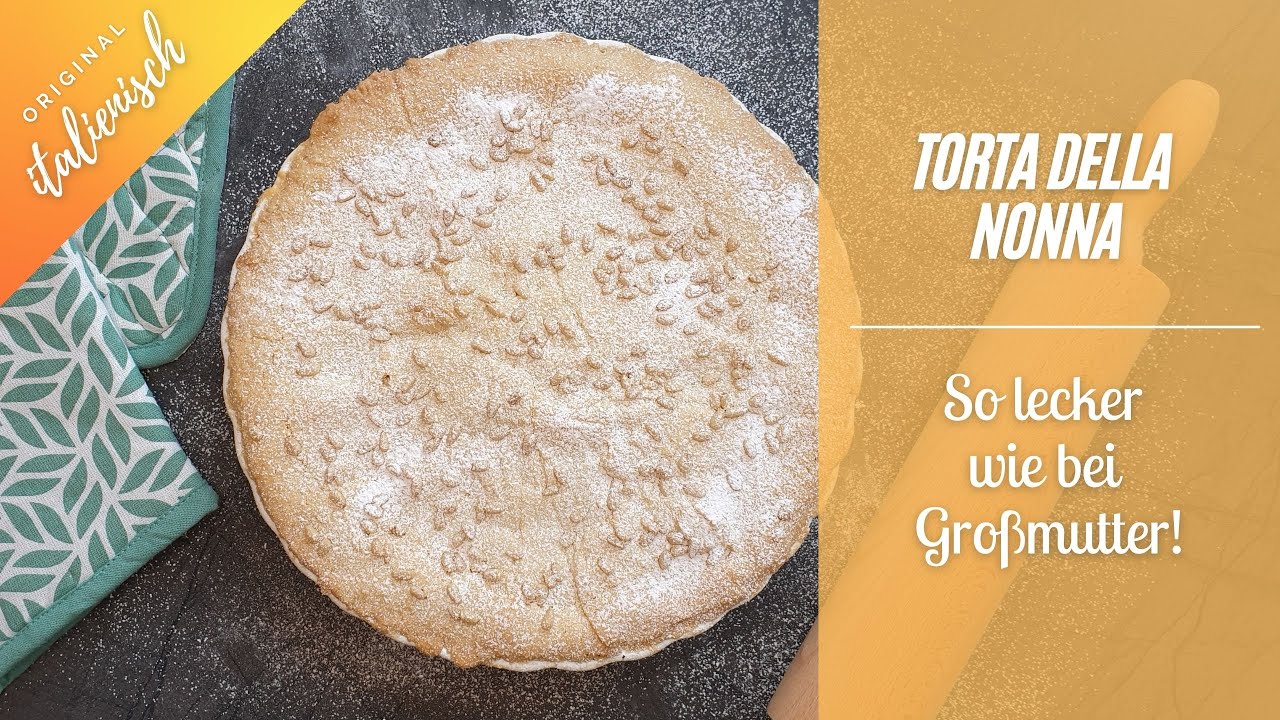 Video thumbnail for Torta della nonna - original, italienisch & unglaublich lecker!