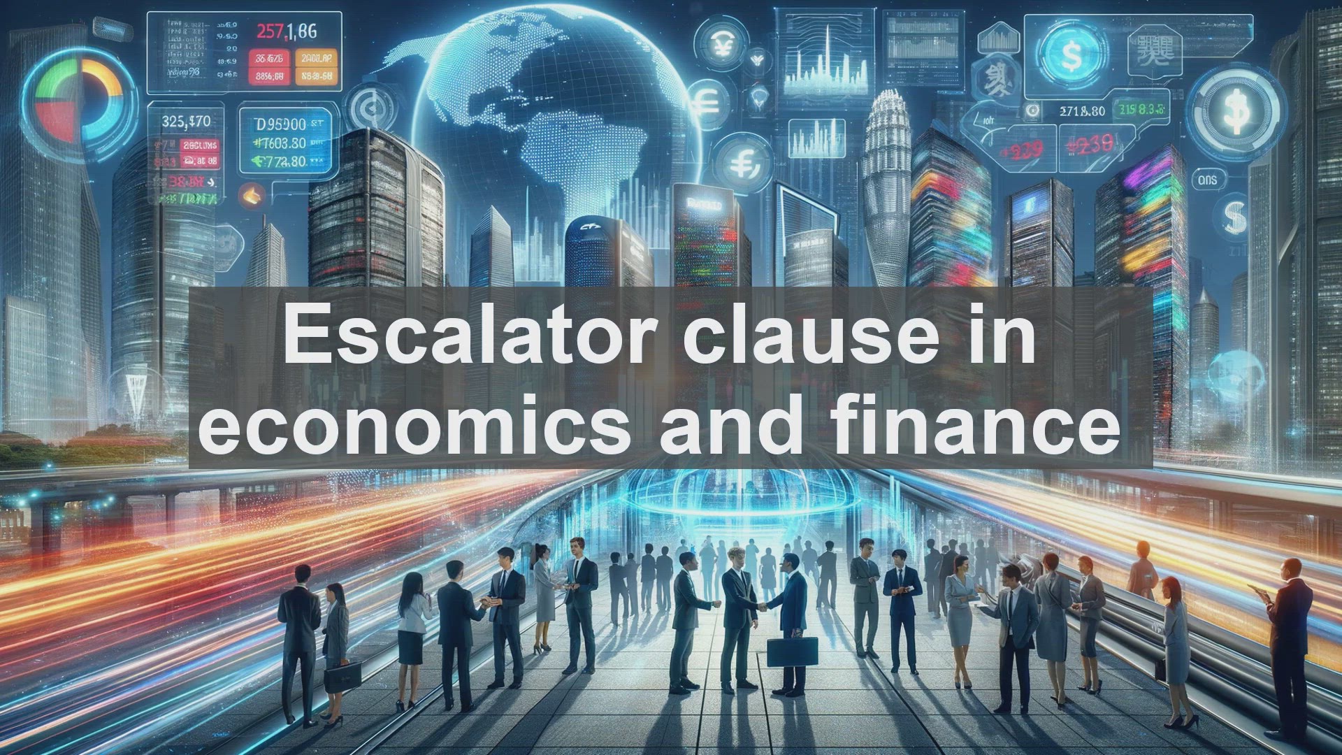 'Video thumbnail for Escalator clause in economics and finance'