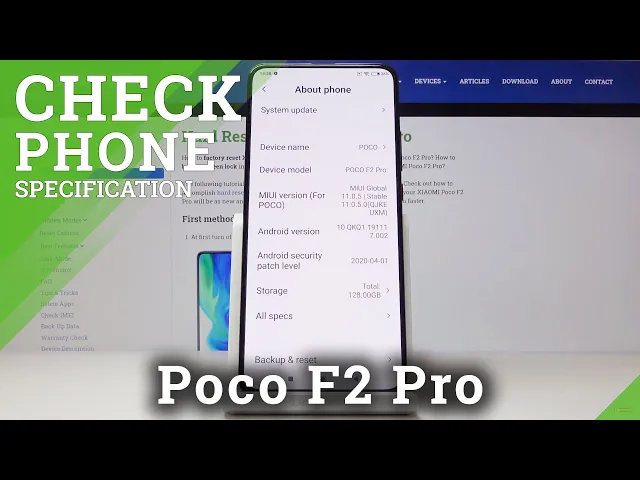 Video thumbnail for Check Xiaomi Pocophone F2 Pro Specification - Enter Device Info