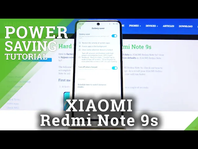 Video thumbnail for How to Enter Power Saving Mode in XIAOMI Redmi Note 9s – Save Battery