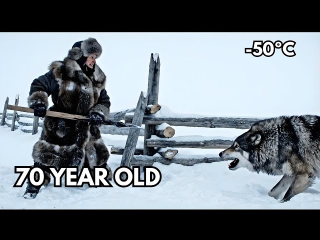 Video thumbnail for "The last day of a 70-year-old lady in -50 degree cold, holding off a pack of wolves."