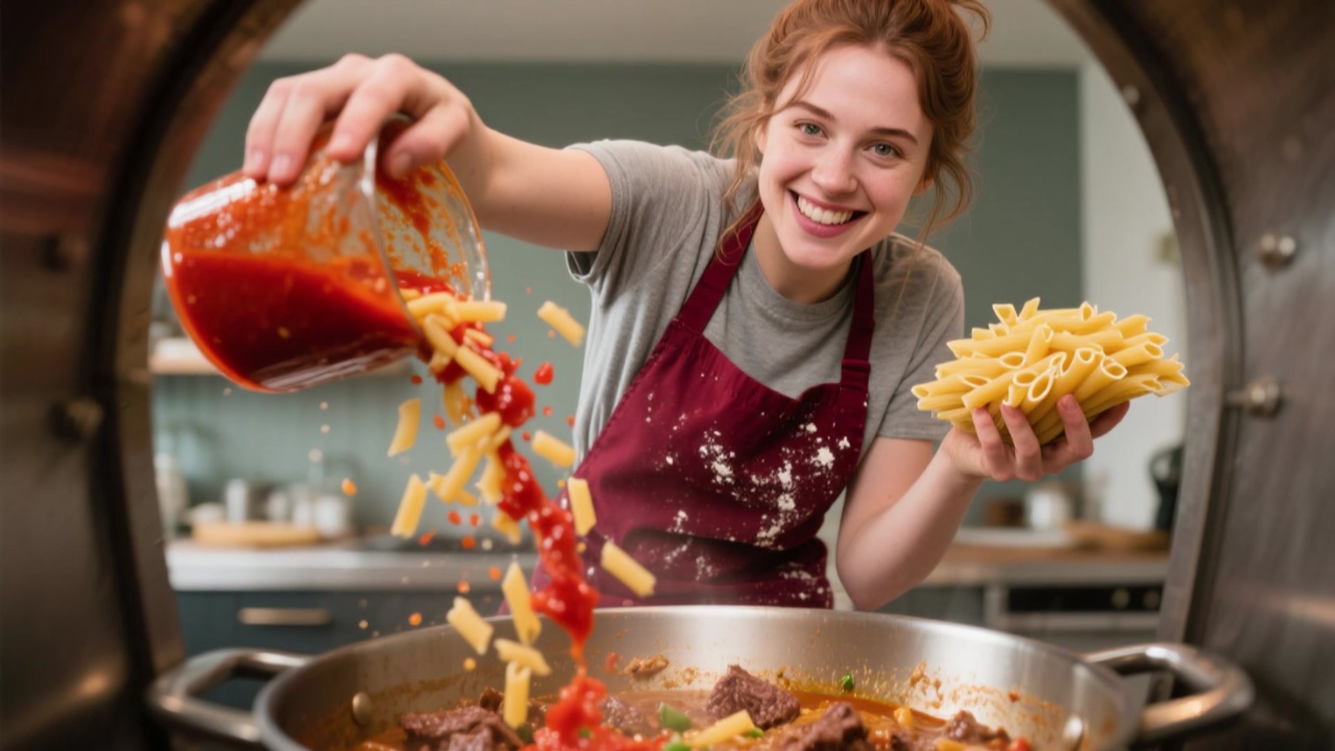 Video thumbnail for One Pot Enchilada Pasta in 30 Minutes | Easy Dinner