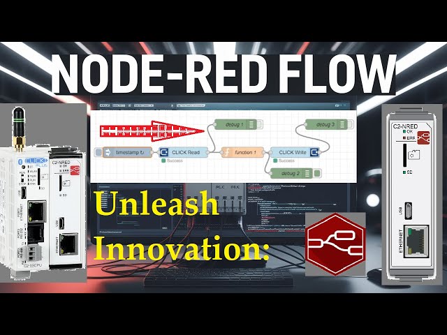 'Video thumbnail for Unleash Innovation: Node-RED Flow in Click PLC'