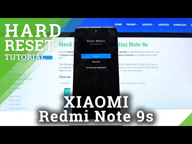 Video thumbnail for How to Hard Reset XIAOMI Redmi Note 9S - Bypass Screen Lock