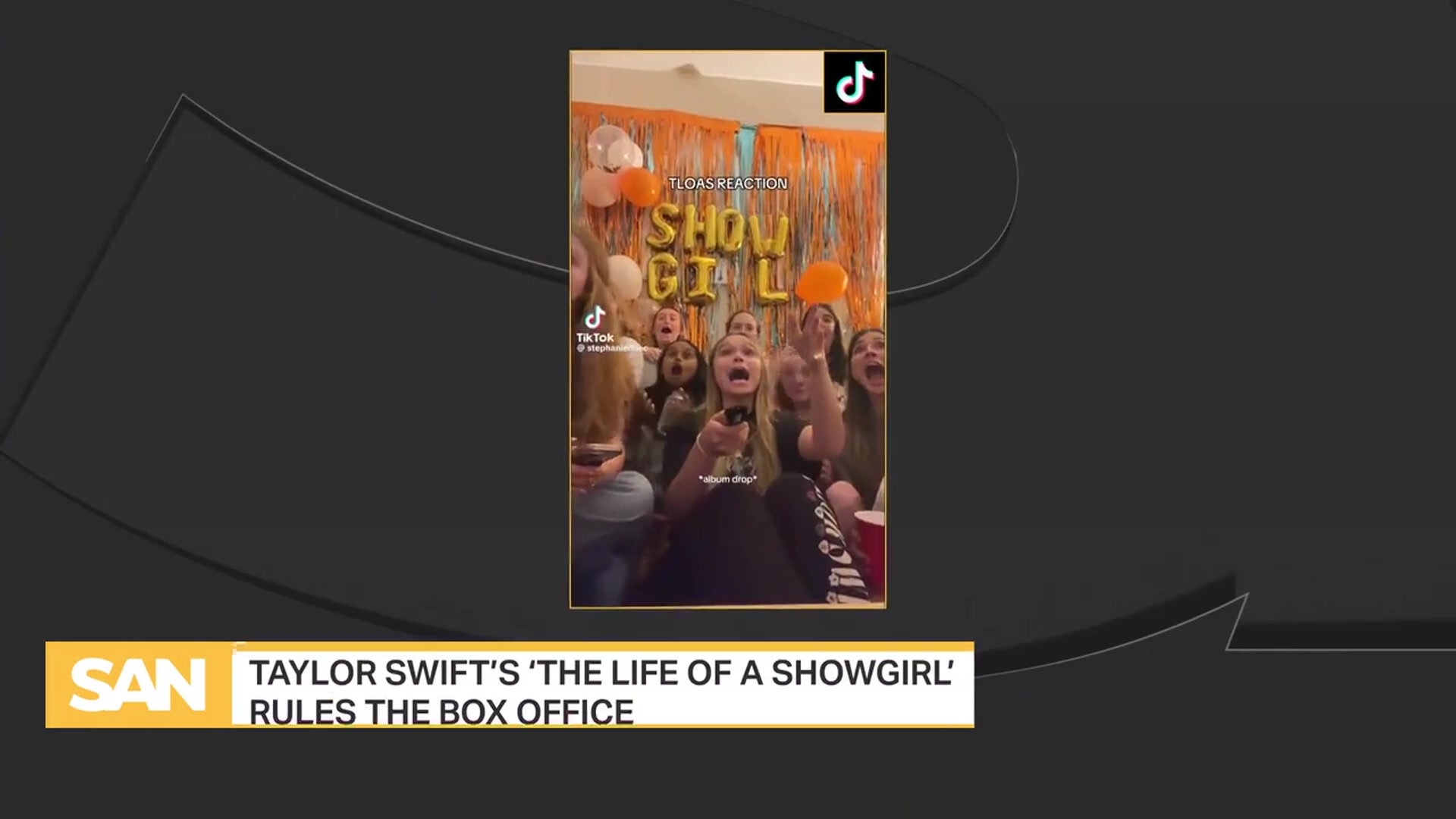 'Video thumbnail for Taylor Swift's 'The Life of a Showgirl' rules box office'