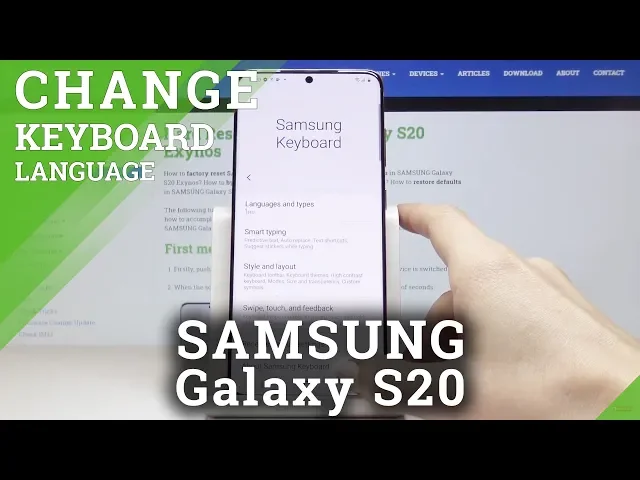 Video thumbnail for How to Change Keyboard Language in SAMSUNG Galaxy S20 – Keyboard Settings