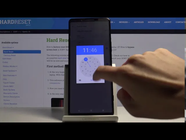 Video thumbnail for How to Change Date & Time in SONY Xperia 1 II – Time Settings