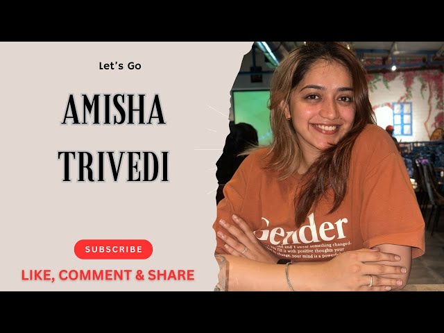 Video thumbnail for Amisha Trivedi – Rising Instagram Fashion & Beauty Influencer from India-Pretty Girls: Beauty