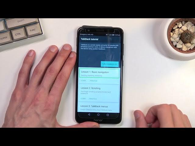 Video thumbnail for How to Enable Talkback in Honor 7X - Activate Screen Reader