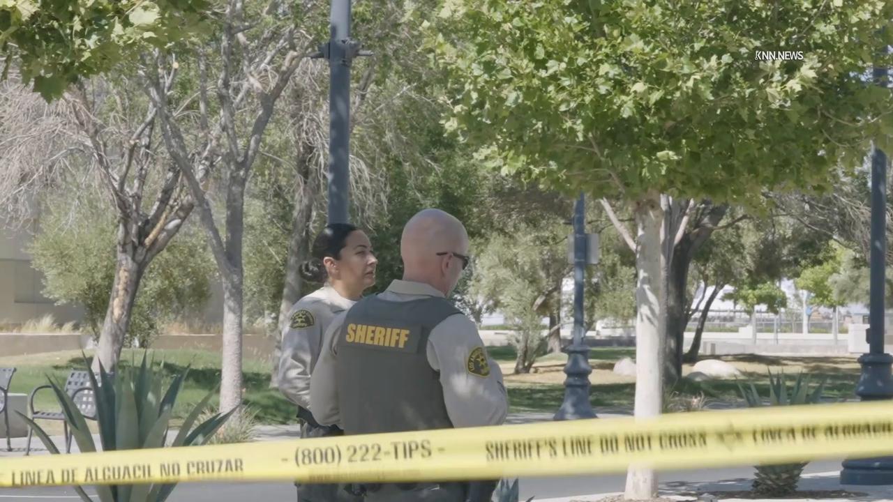 Video thumbnail for US, Los Angeles: Lancaster Suspect Shot and Killed After Stabbing Sheriffs Deputy.