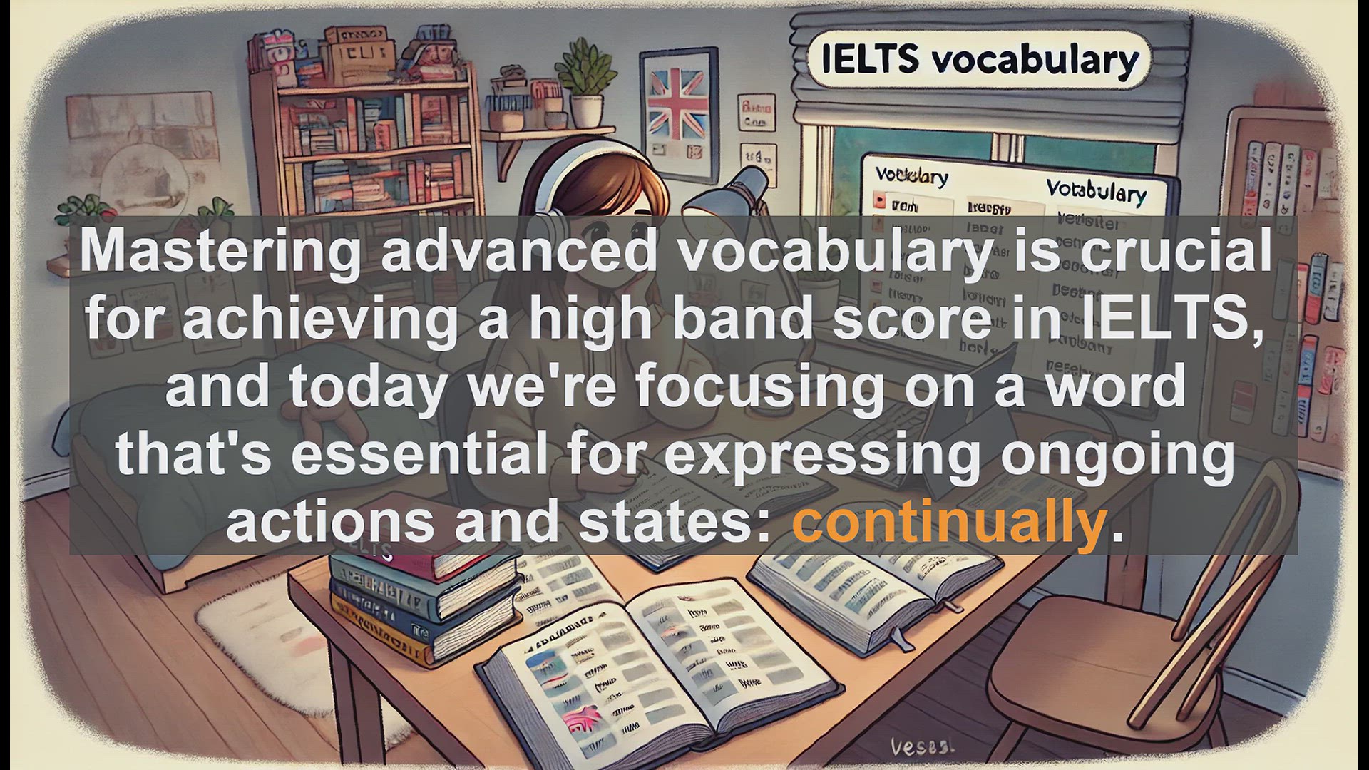 'Video thumbnail for 5000 Must Know IELTS 8.0 Vocabulary - Master 'Continually' for IELTS Success: Advanced Vocabulary Guide'